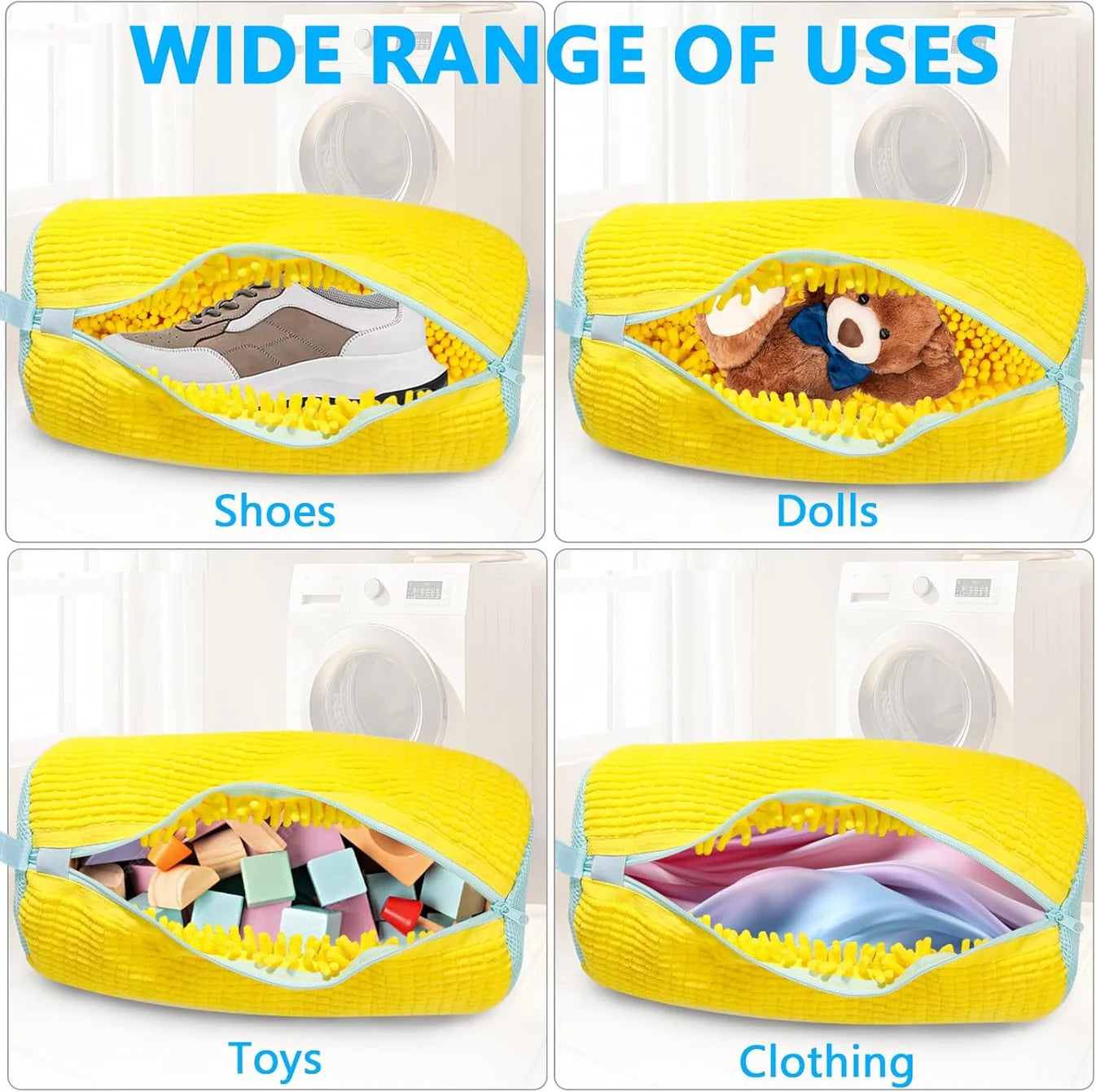 LazyWashOn™ - 360° Deep Cleaning Shoe Bag | At Home Deep Cleaning | Works with any Washing Machine