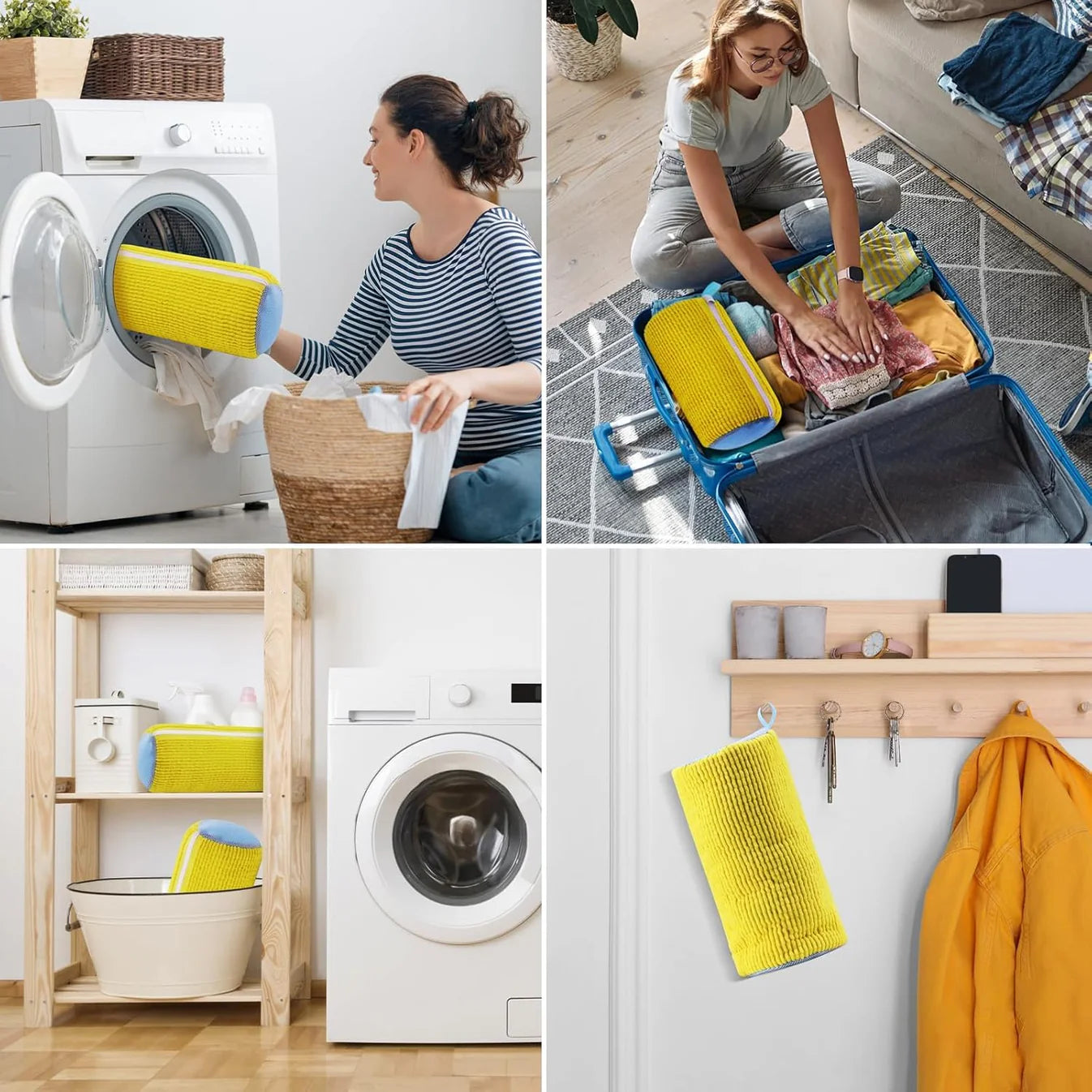 LazyWashOn™ - 360° Deep Cleaning Shoe Bag | At Home Deep Cleaning | Works with any Washing Machine