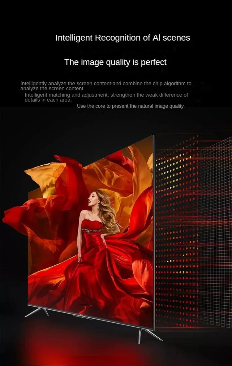 New Television 55 Inch Curved Smart Led TV 4K UHD LED Television Wifi Usb Video Fashion Design 55 inch smart tv 4k ultra hd