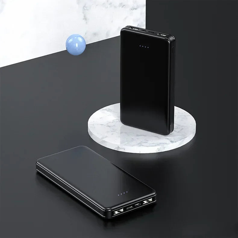 New Portable Power Bank 10W Super Fast Charger 20000mAh Ultra Large Capacity Dual Output Dual Input Design External Battery Pack