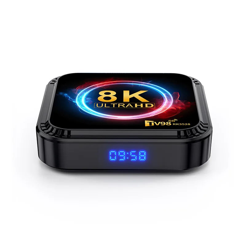 TV98 ATV Ultra HD 8K Smart TV Box Android 13 RK3528 2GB16GB 4GB 32GB/64GB Dual Wifi BT5.0 2.4G&5G Media Player Set Top Box