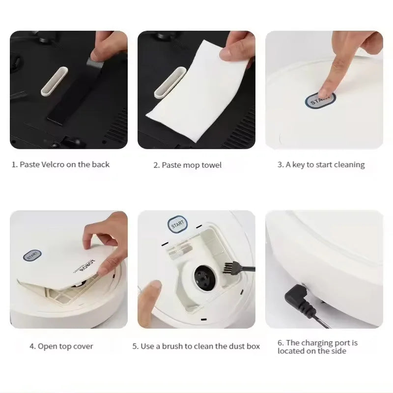 Intelligent Vacuum Cleaner Cleaning Robot Rechargeable Automatic Smart Electric Robot Vacuum Cleaner Sweeping Robot