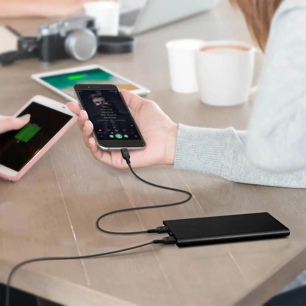 20000mAh 5V/2.1A Portable Power Bank Battery Pack for Heated Vest Jacket Pants Socks USB Power Bank for phone with Flashlight