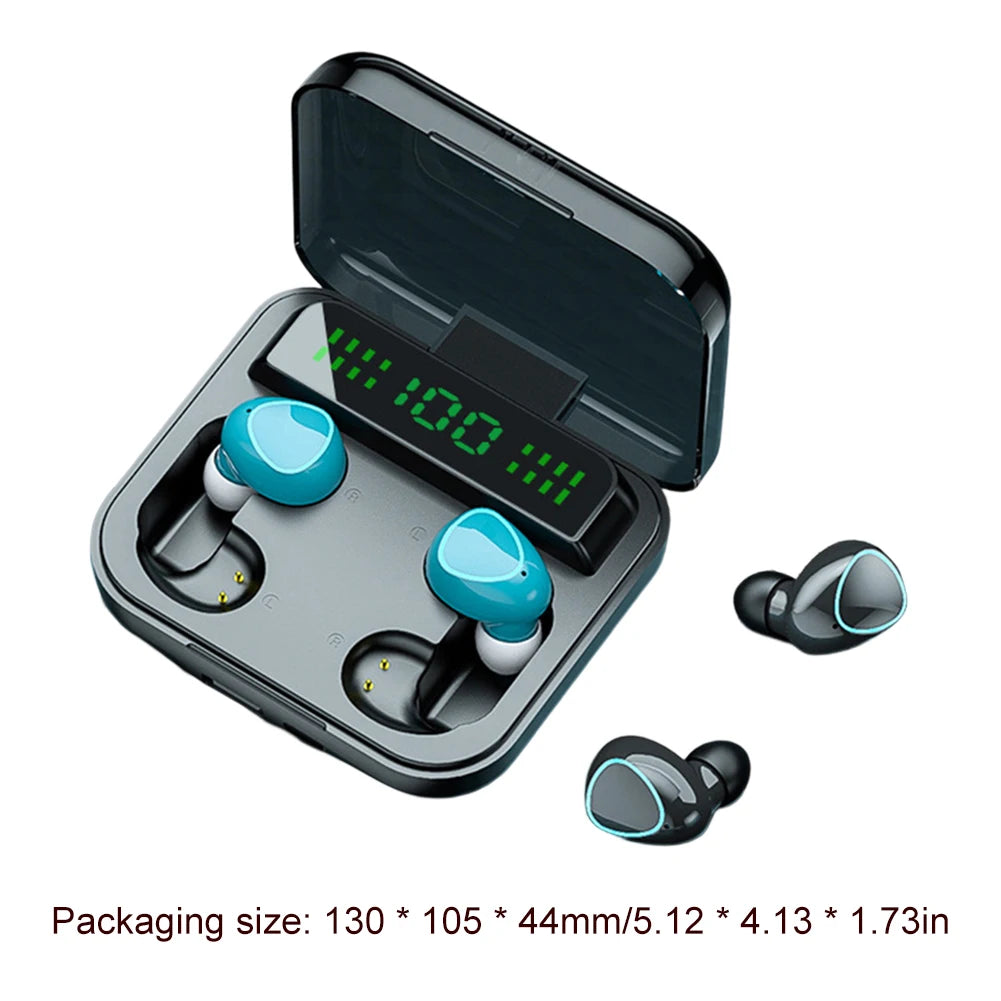 Wireless Headphones Noise Reduction TWS Earphones with Microphone Bluetooth-Compatible 5.1 Couple Earbuds for Double People