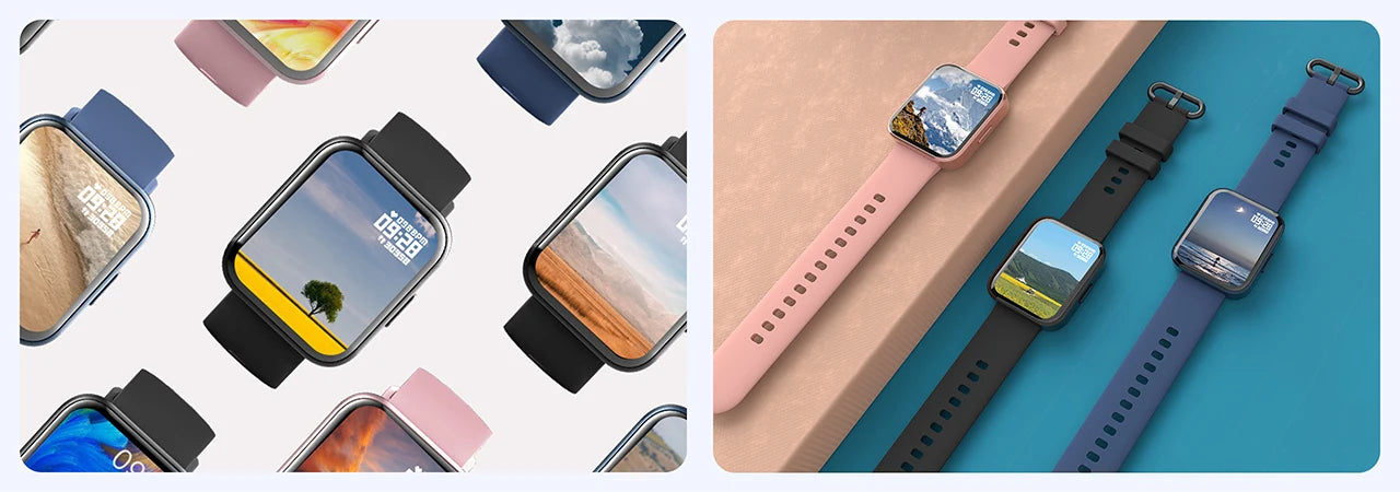 Smart Watch For Men Women Sports Fitness Tracker Heart Rate Blood Oxygen Monitoring IP68 Waterproof Custom Dial Smartwatch