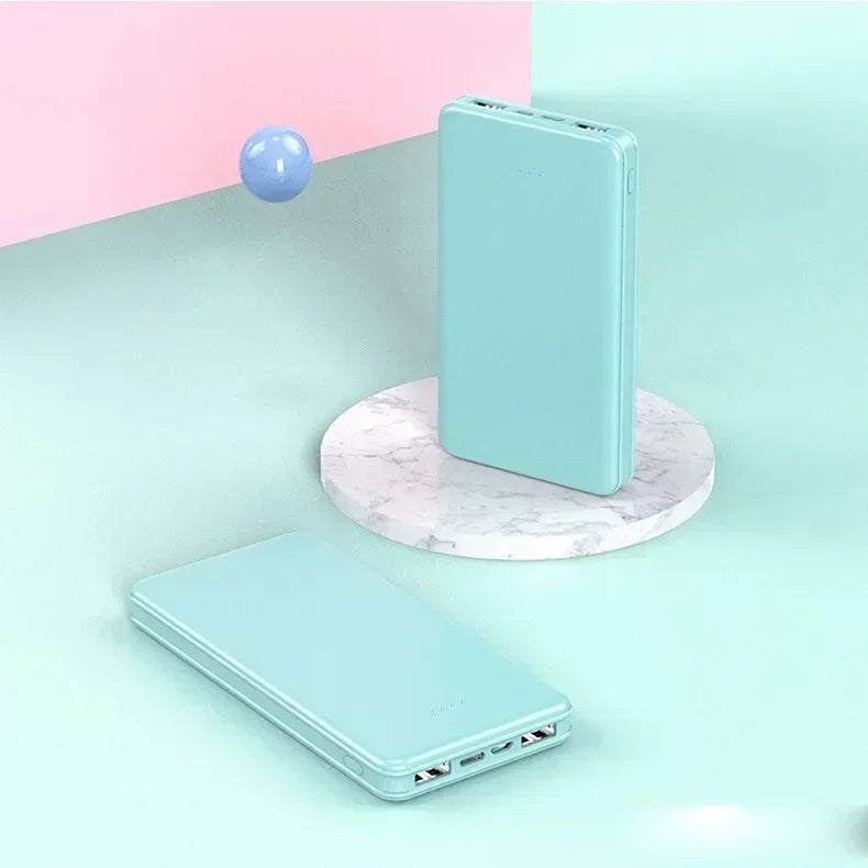 New Portable Power Bank 10W Super Fast Charger 20000mAh Ultra Large Capacity Dual Output Dual Input Design External Battery Pack