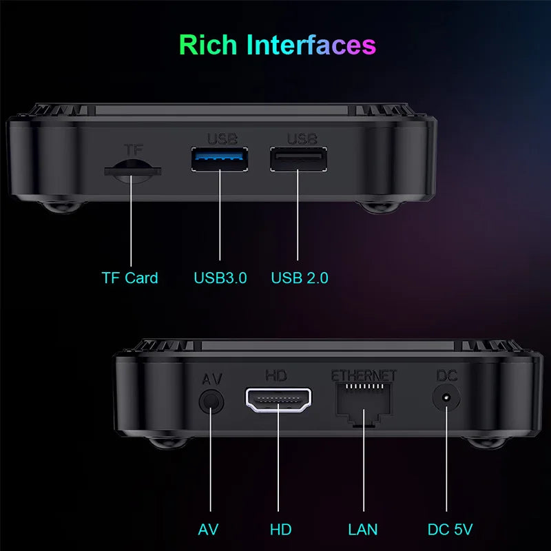 TV98 ATV Ultra HD 8K Smart TV Box Android 13 RK3528 2GB16GB 4GB 32GB/64GB Dual Wifi BT5.0 2.4G&5G Media Player Set Top Box