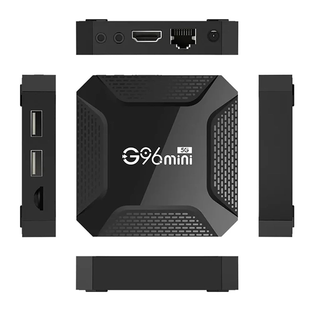 Android 13.0 Smart TV Box Ultra HD 4K G96 Mini RK3228 2GB16GB BT5.0 2.4G&5G Doual Wifi Multi Language Media Player Set Top Box