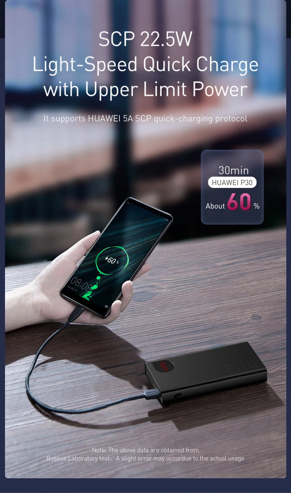 Baseus Power Bank 20000mAh Portable Charger Powerbank 10000mAh External Battery PD 22.5W Fast Charging For iPhone 16 15 Xiaomi