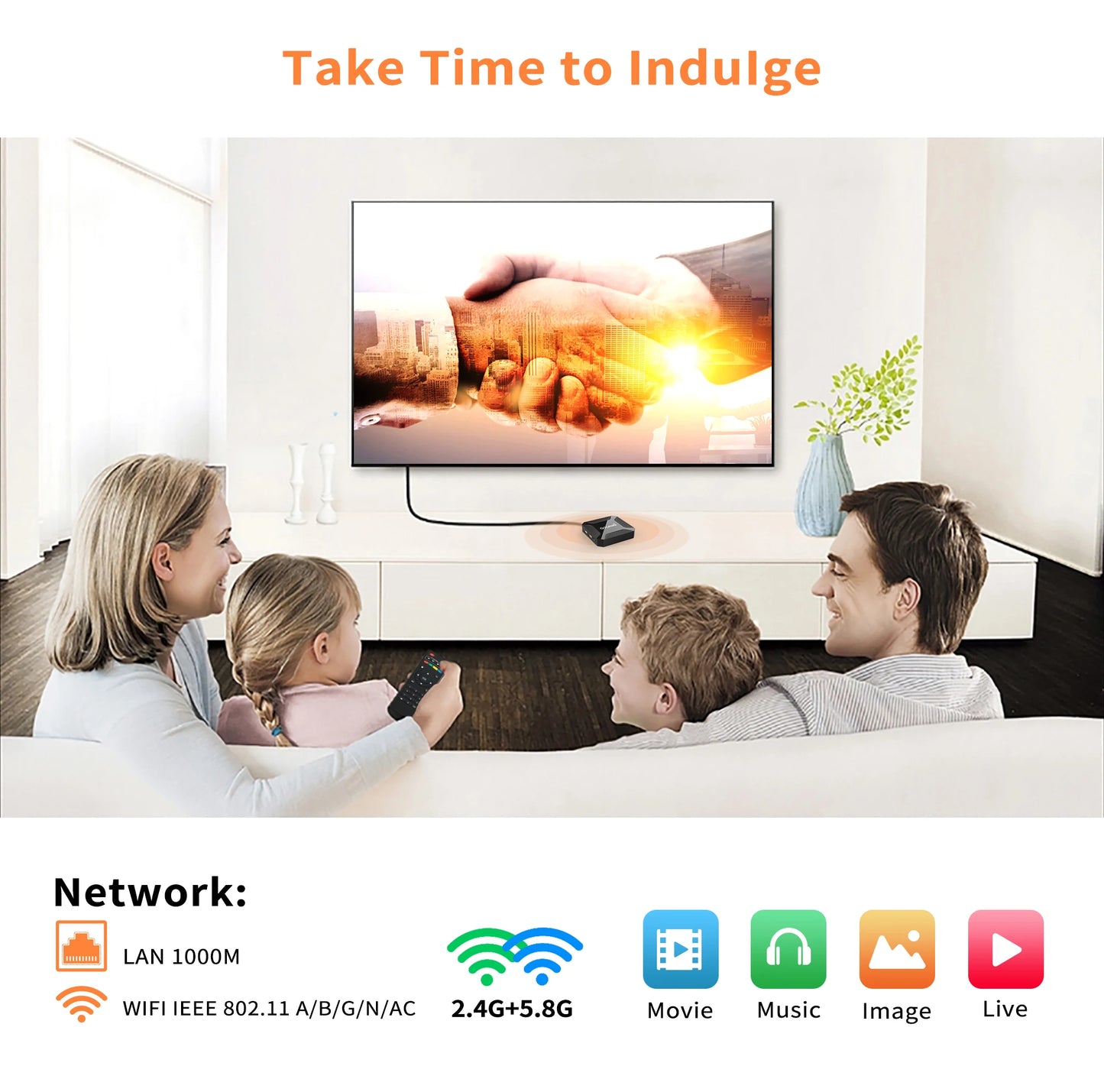 Android 13.0 Smart TV Box Ultra HD 4K G96 Mini RK3228 2GB16GB BT5.0 2.4G&5G Doual Wifi Multi Language Media Player Set Top Box