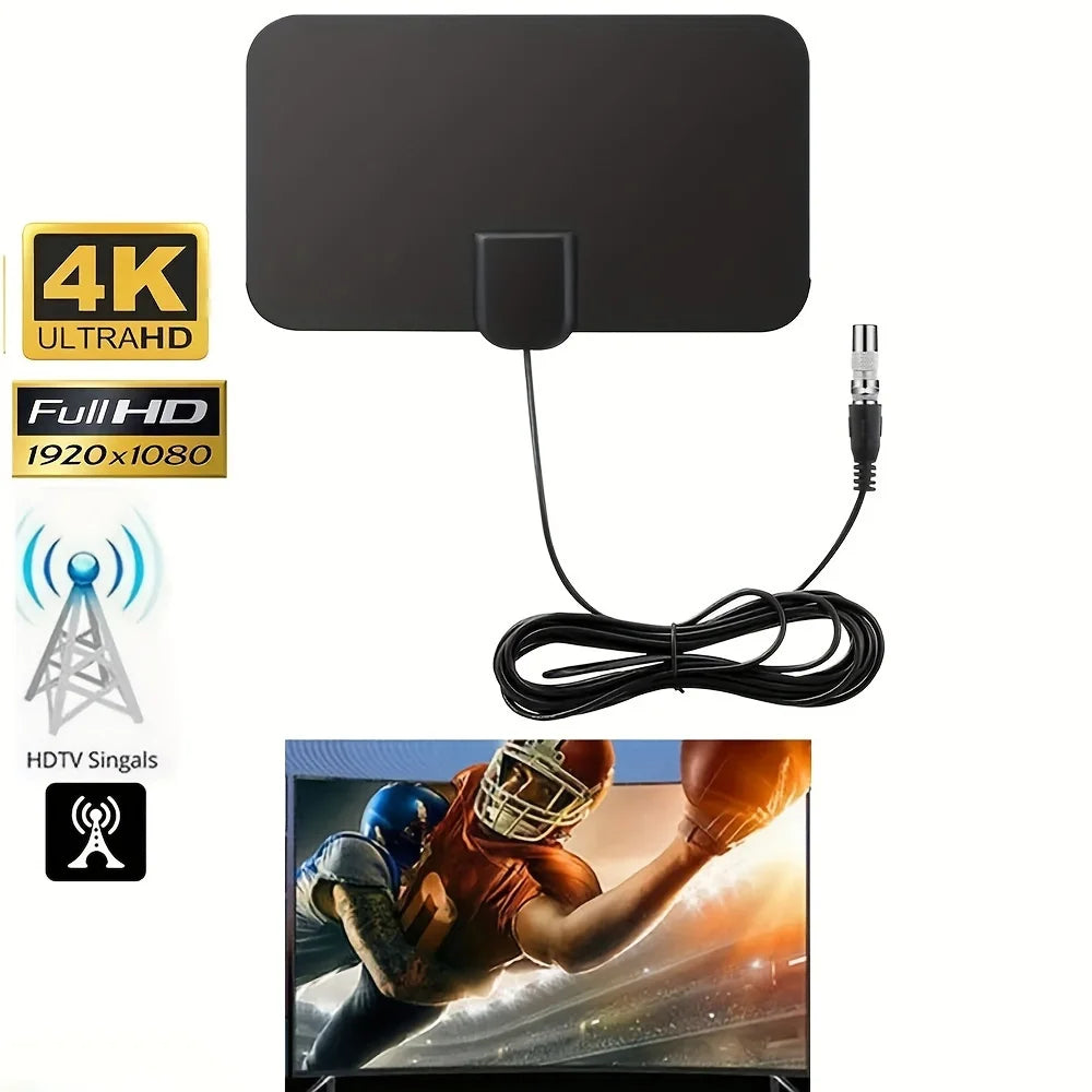 4K 1080p for Smart TV Smart TV Antenna Digital TV Antenna 2023 Latest Portable HD Antenna Indoor Support