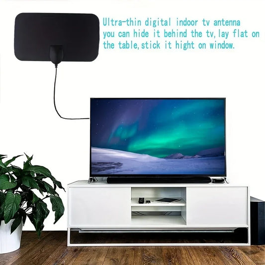 4K 1080p for Smart TV Smart TV Antenna Digital TV Antenna 2023 Latest Portable HD Antenna Indoor Support