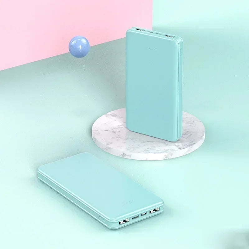 New Portable Power Bank 10W Super Fast Charger 20000mAh Ultra Large Capacity Dual Output Dual Input Design External Battery Pack