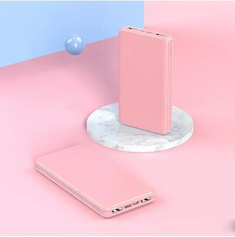 New Portable Power Bank 10W Super Fast Charger 20000mAh Ultra Large Capacity Dual Output Dual Input Design External Battery Pack