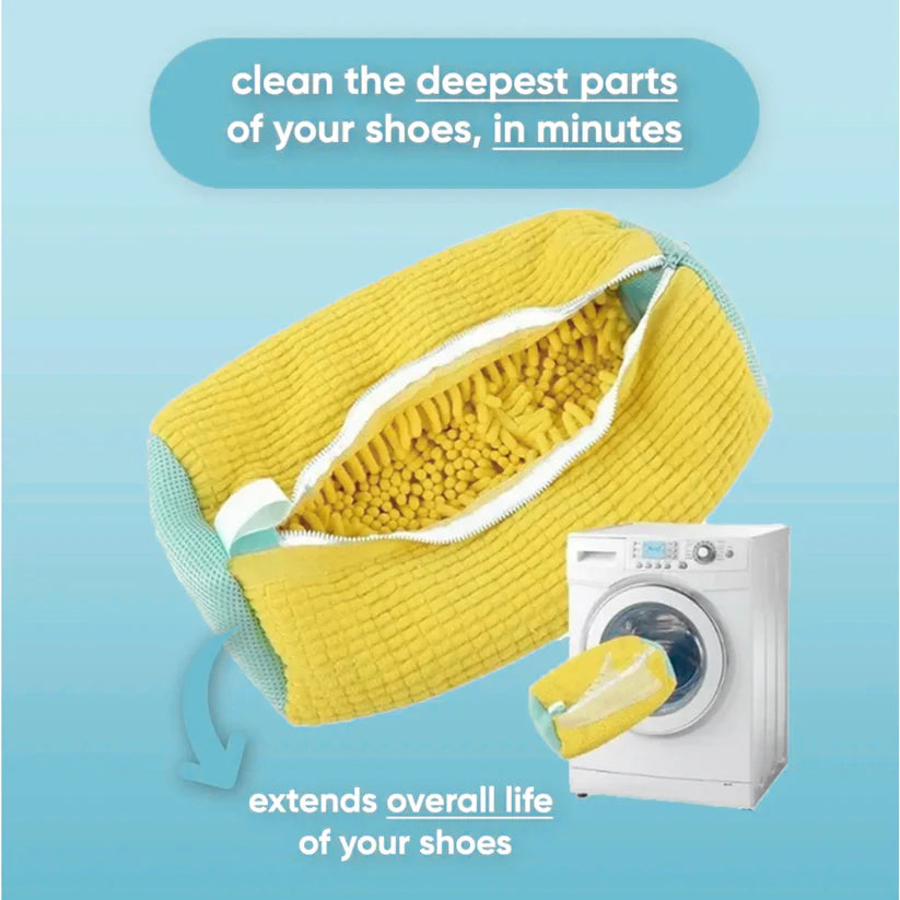 LazyWashOn™ - 360° Deep Cleaning Shoe Bag | At Home Deep Cleaning | Works with any Washing Machine