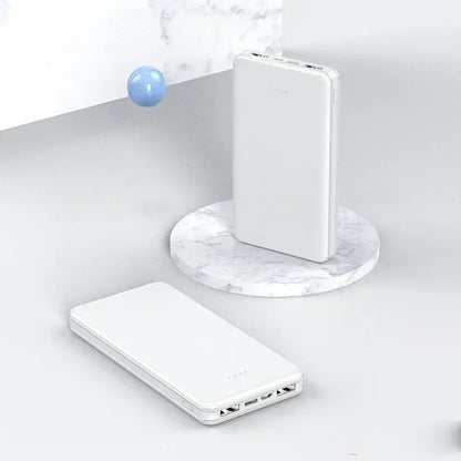New Portable Power Bank 10W Super Fast Charger 20000mAh Ultra Large Capacity Dual Output Dual Input Design External Battery Pack