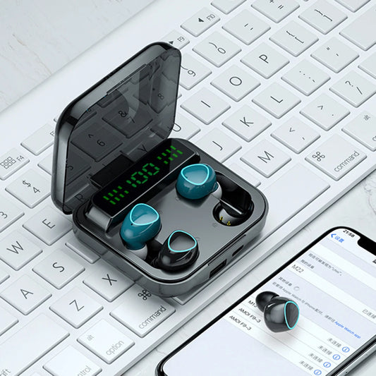 Wireless Headphones Noise Reduction TWS Earphones with Microphone Bluetooth-Compatible 5.1 Couple Earbuds for Double People