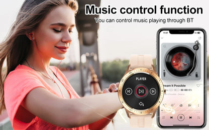 Fitness Tracker Smart Watch 1.28 Inch HD Display Sports Smartwatch Health Monitoring IP67 Waterproof Watches Men Women