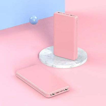 New Portable Power Bank 10W Super Fast Charger 20000mAh Ultra Large Capacity Dual Output Dual Input Design External Battery Pack