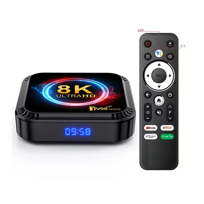 TV98 ATV Ultra HD 8K Smart TV Box Android 13 RK3528 2GB16GB 4GB 32GB/64GB Dual Wifi BT5.0 2.4G&5G Media Player Set Top Box