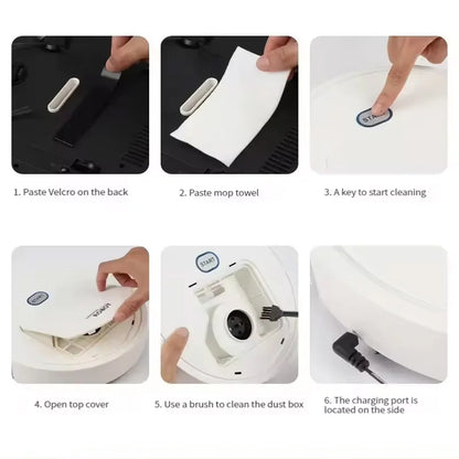 Intelligent Vacuum Cleaner Cleaning Robot Rechargeable Automatic Smart Electric Robot Vacuum Cleaner Sweeping Robot