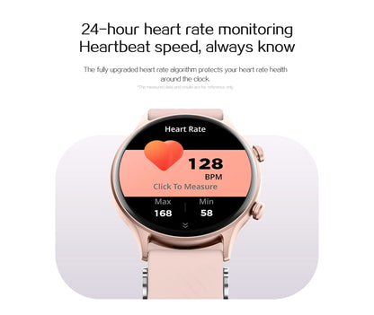 2024 Smart Watch Sports Fitness Tracker Women AI Voice Assistant Calculate Men Waterproof SmartWatch For Android ios Bracelet