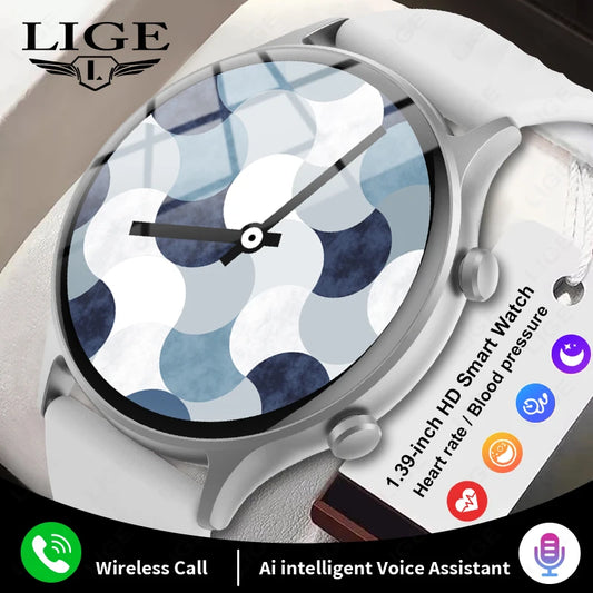 2024 Smart Watch Sports Fitness Tracker Women AI Voice Assistant Calculate Men Waterproof SmartWatch For Android ios Bracelet