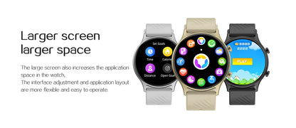 2024 Smart Watch Sports Fitness Tracker Women AI Voice Assistant Calculate Men Waterproof SmartWatch For Android ios Bracelet