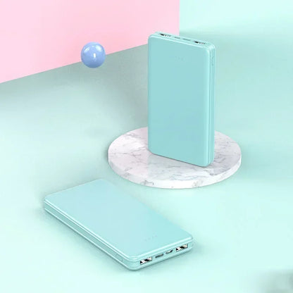 New Portable Power Bank 10W Super Fast Charger 20000mAh Ultra Large Capacity Dual Output Dual Input Design External Battery Pack
