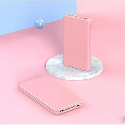 New Portable Power Bank 10W Super Fast Charger 20000mAh Ultra Large Capacity Dual Output Dual Input Design External Battery Pack